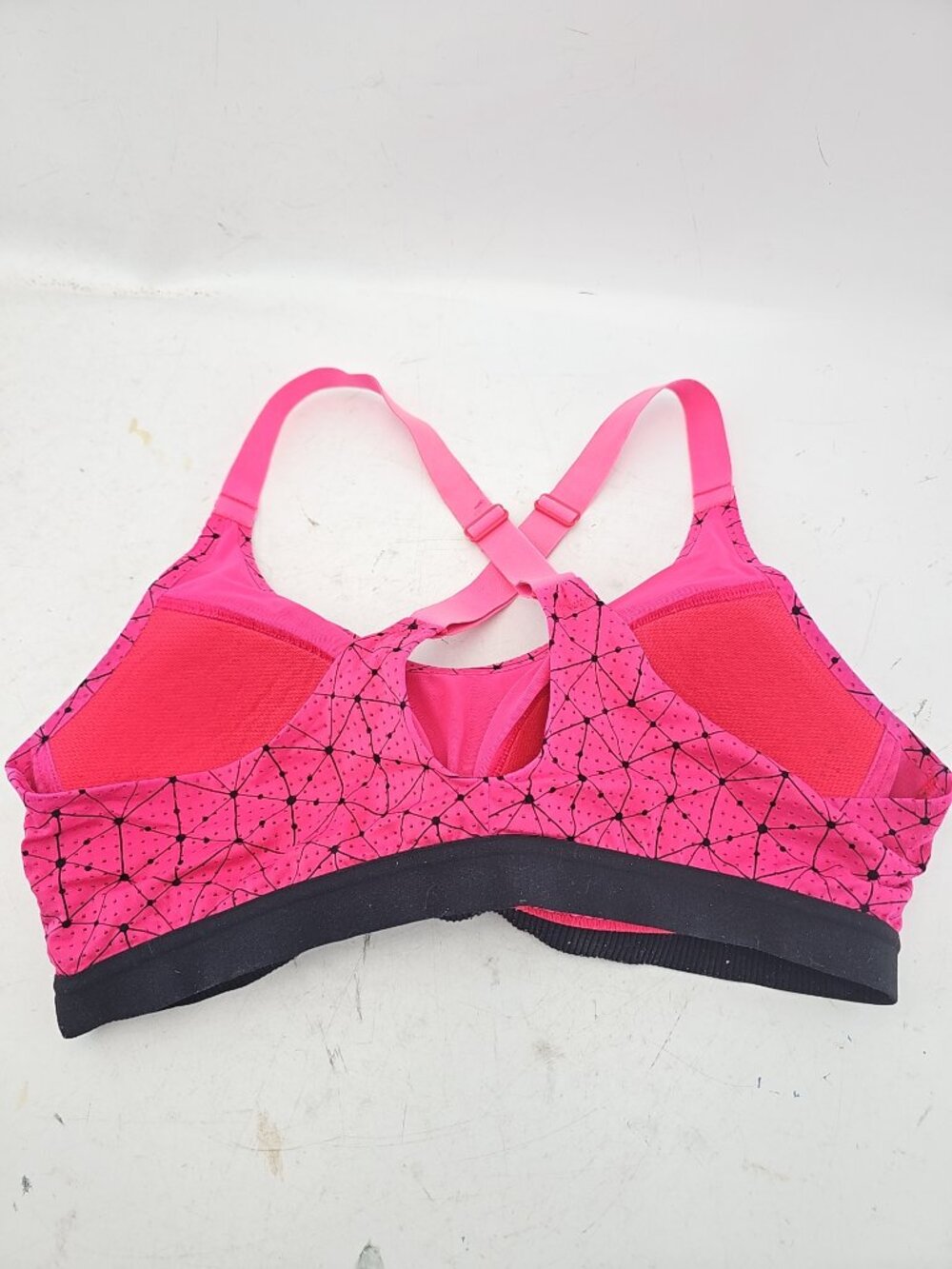 VSX Sport Pink Geometric Sports Bra - Picture 3 of 6